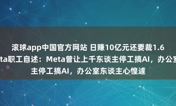 滚球app中国官方网站 日赚10亿元还要裁1.6万东谈主？Meta职工自述：Meta曾让上千东谈主停工搞AI，办公室东谈主心惶遽