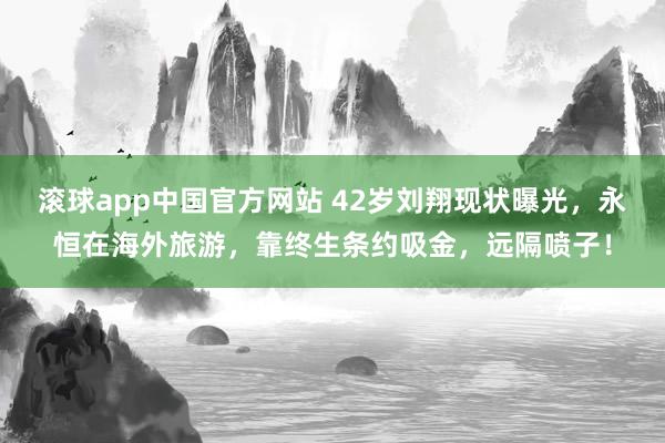 滚球app中国官方网站 42岁刘翔现状曝光，永恒在海外旅游，靠终生条约吸金，远隔喷子！