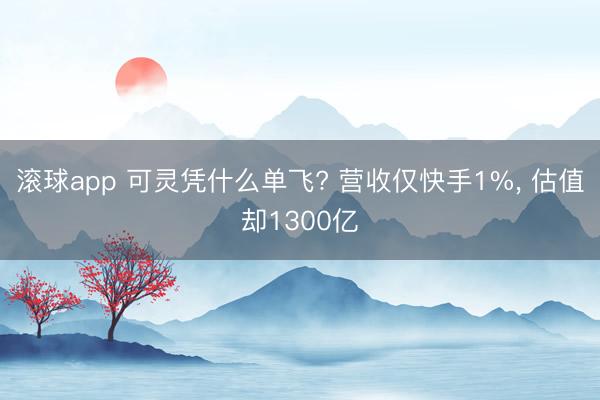 滚球app 可灵凭什么单飞? 营收仅快手1%， 估值却1300亿