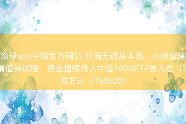 滚球app中国官方网站 回调无碍基本面，小微盘建造性行情值得调理，资金握续流入中证2000ETF易方达（159532）