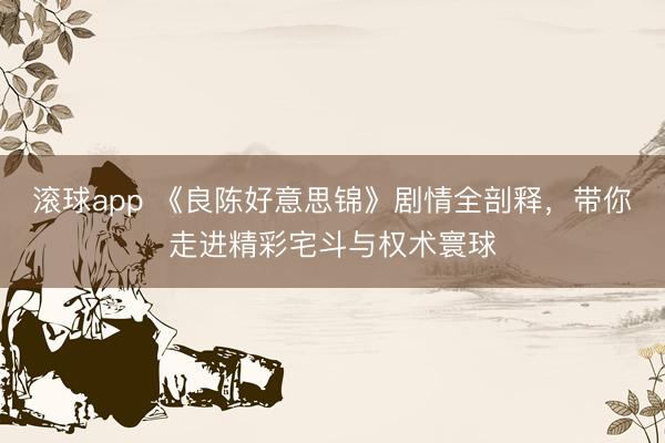 滚球app 《良陈好意思锦》剧情全剖释，带你走进精彩宅斗与权术寰球