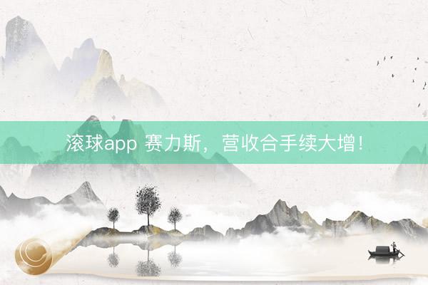 滚球app 赛力斯，营收合手续大增！
